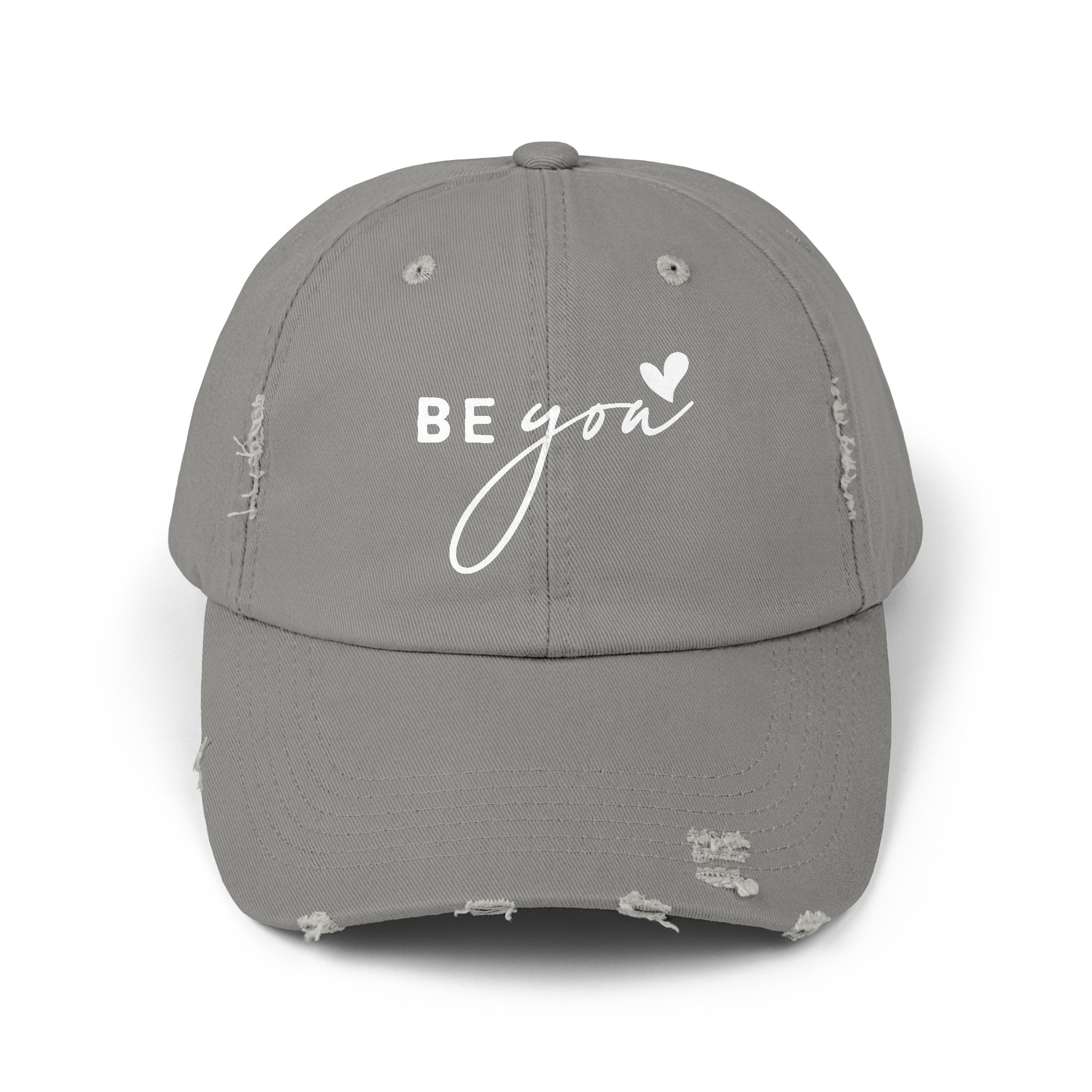 Distressed Cap Be YOU - Light Olive / One size - Hats