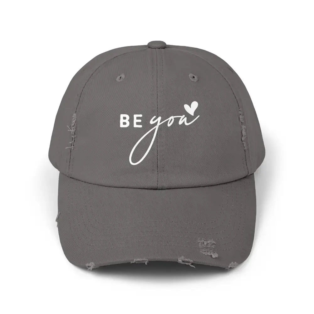 Distressed Cap Be YOU - Nickel / One size - Hats