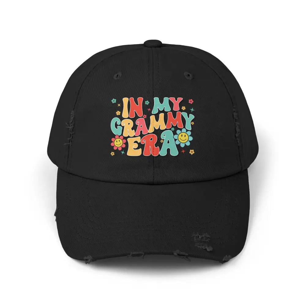 Distressed Cap In My GRAMMY ERA - Black / One size - Hats