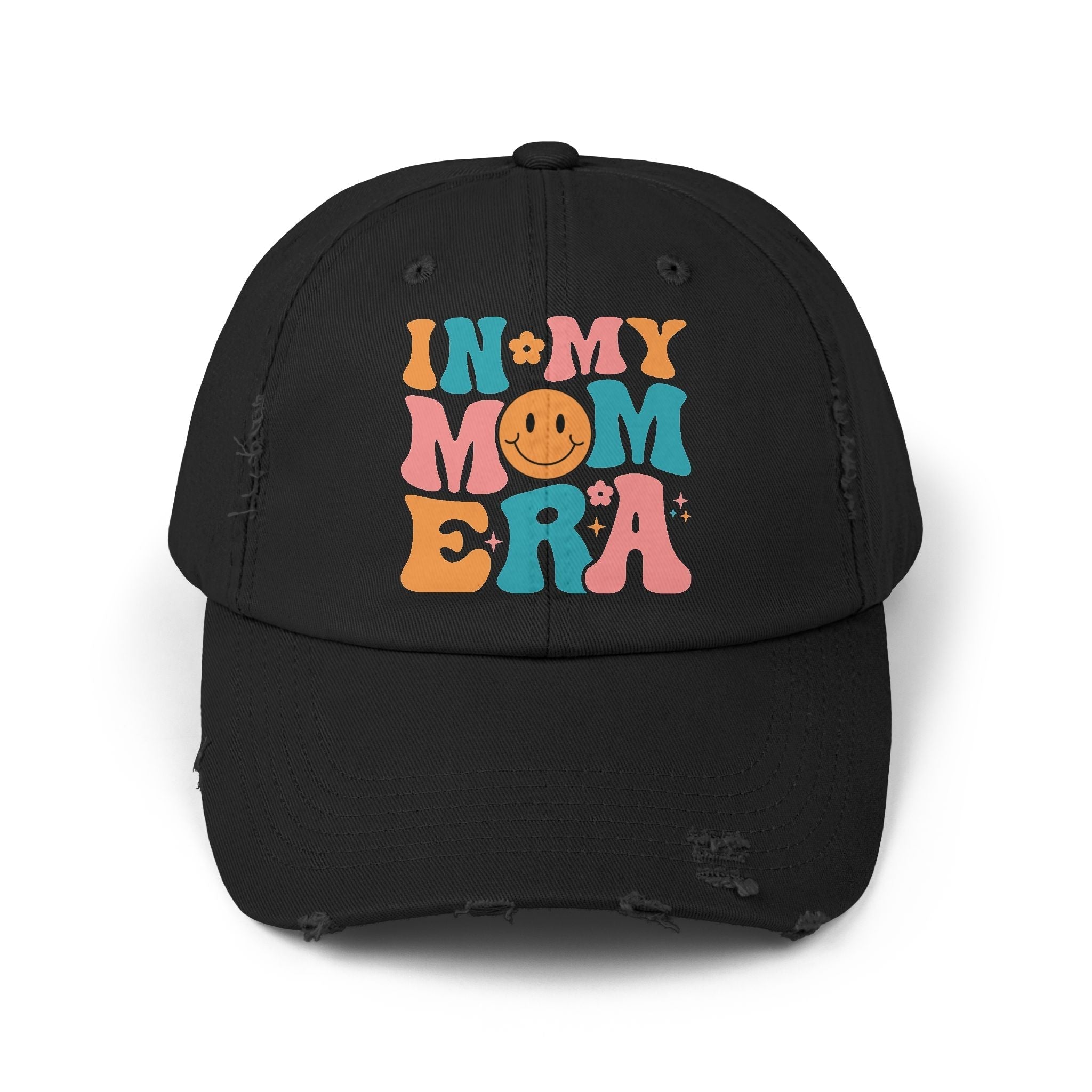 Distressed In My MOM ERA - Black / One size - Hats