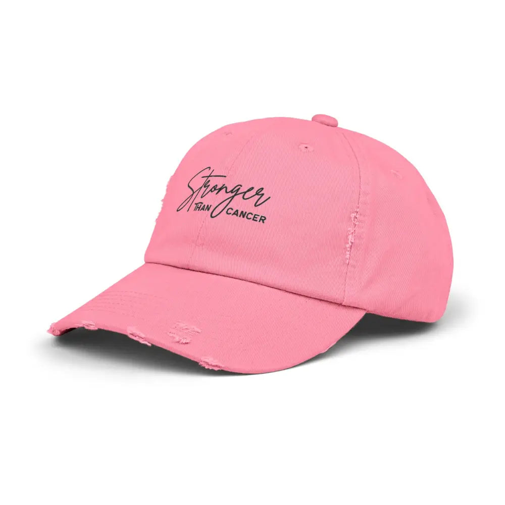 Distressed Cap Stronger Than Cancer - Hats