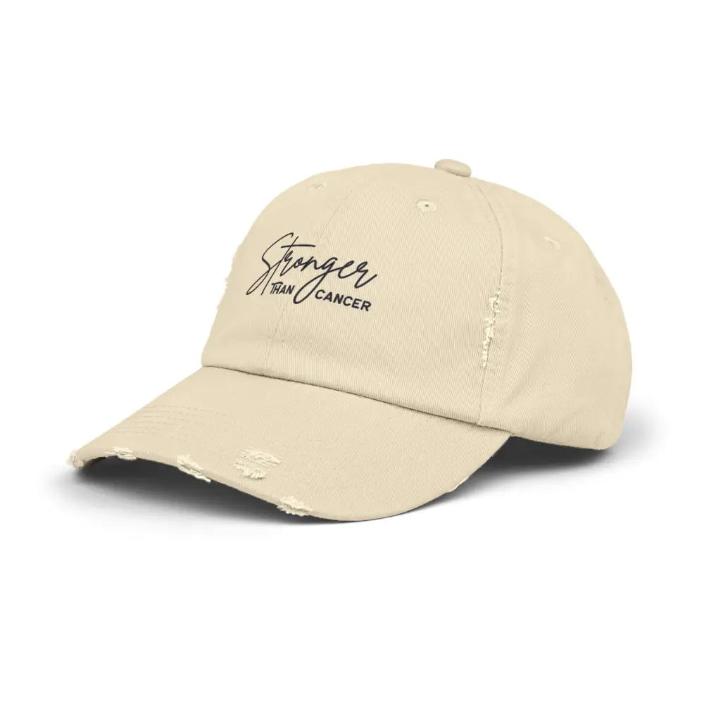 Distressed Cap Stronger Than Cancer - Hats