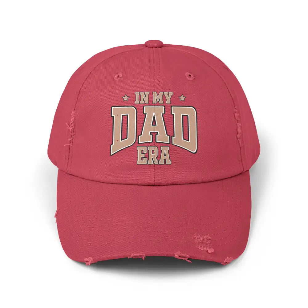 Distressed In My DAD ERA - Dashing Red / One size - Hats