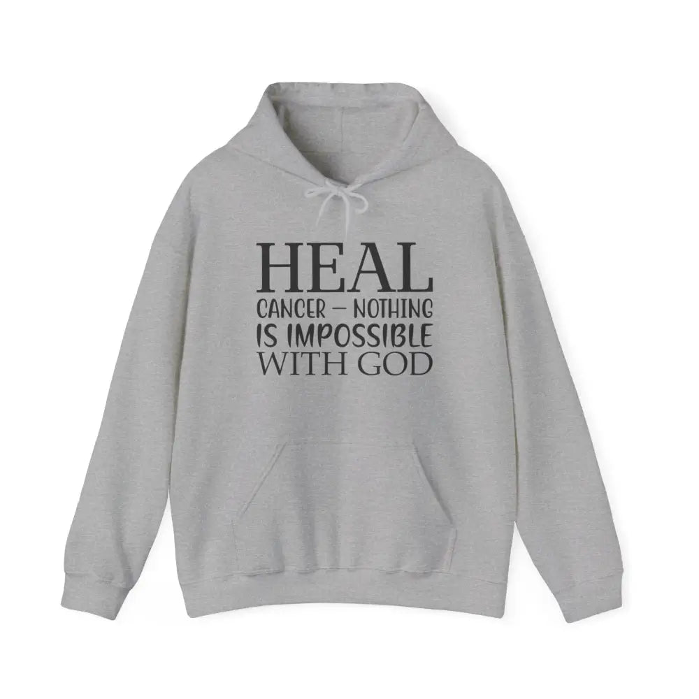Heal Cancer - Sport Grey / S Hoodie