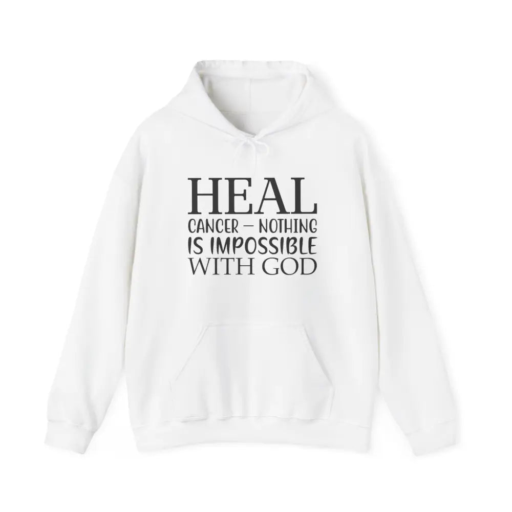 Heal Cancer - White / S Hoodie
