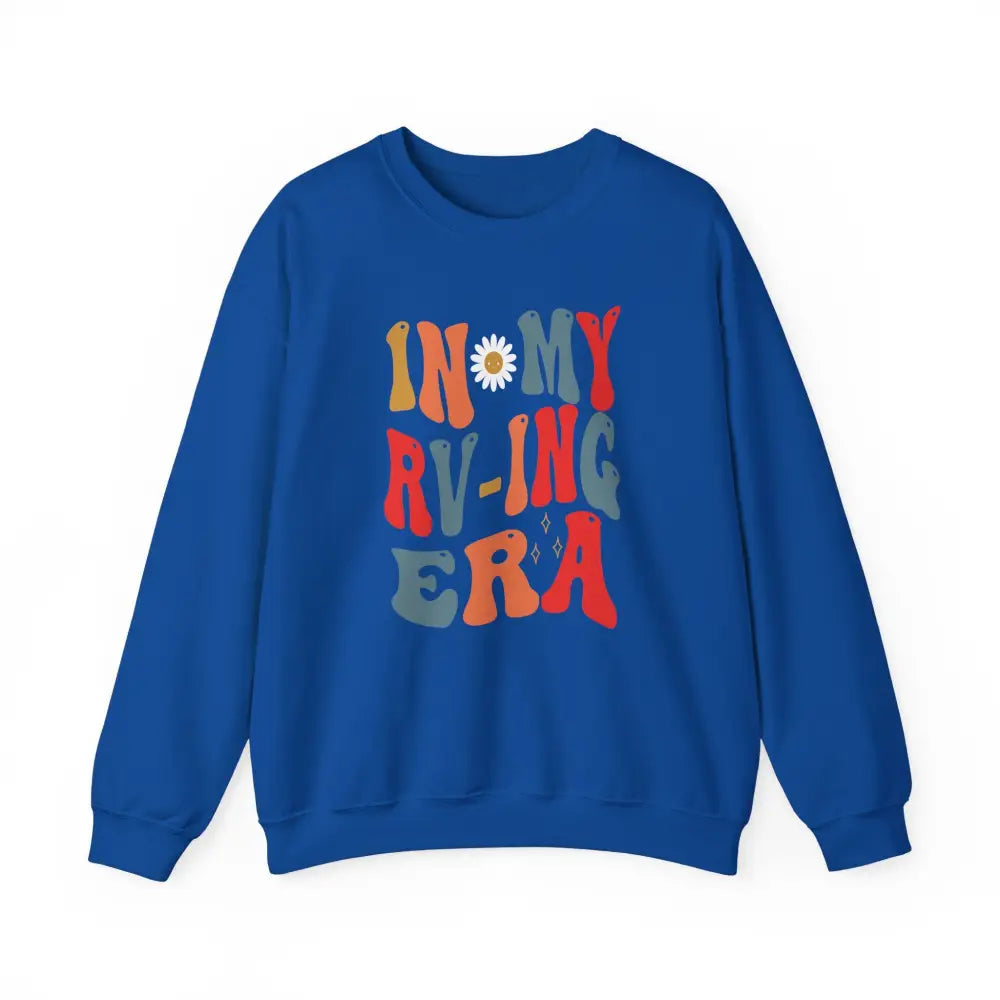 Heavy Blend Crewneck Sweatshirt In My RV-ING Era - Royal / S - Sweatshirt