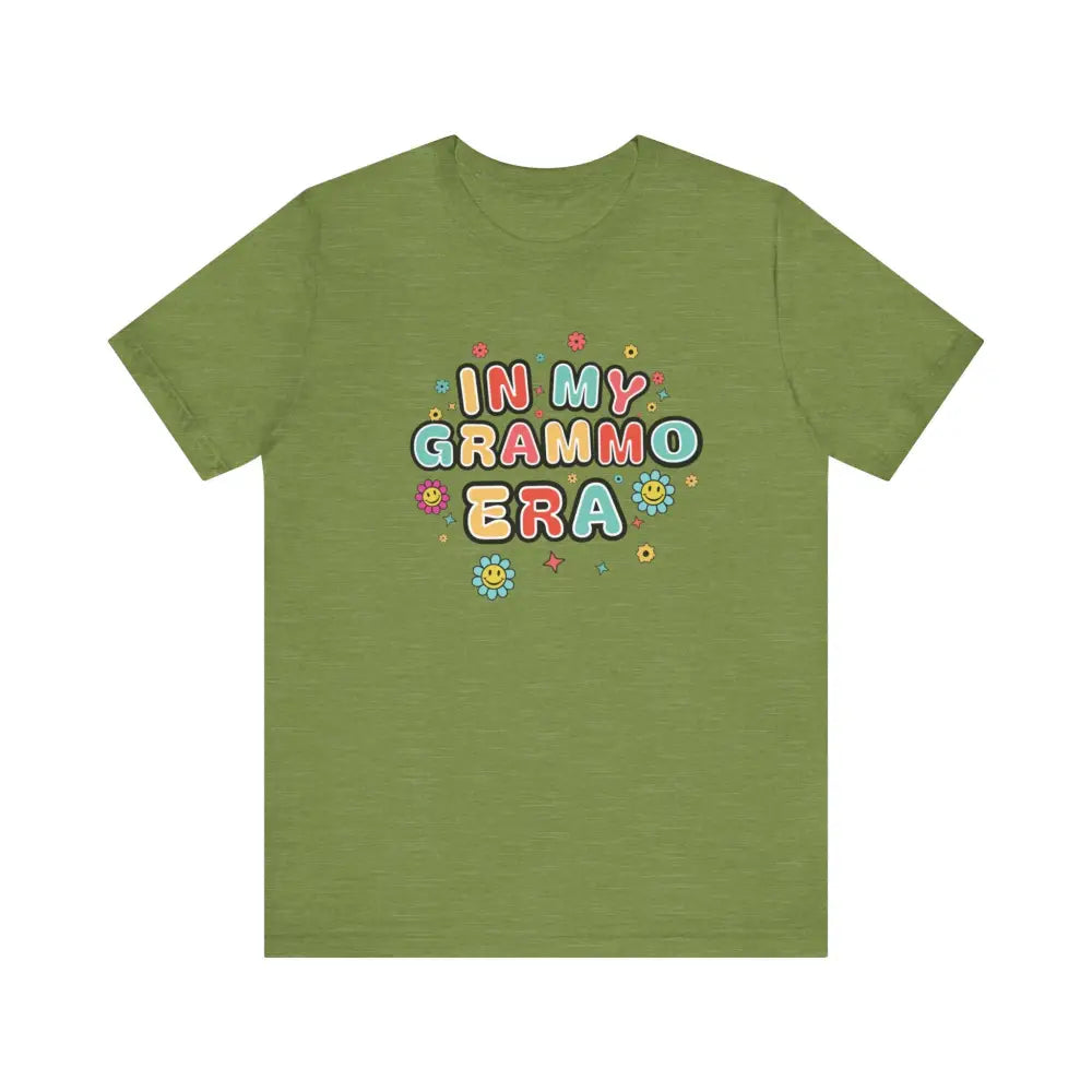 Jersey Short Sleeve In My Grammo Era! - Heather Green / S - T-Shirt