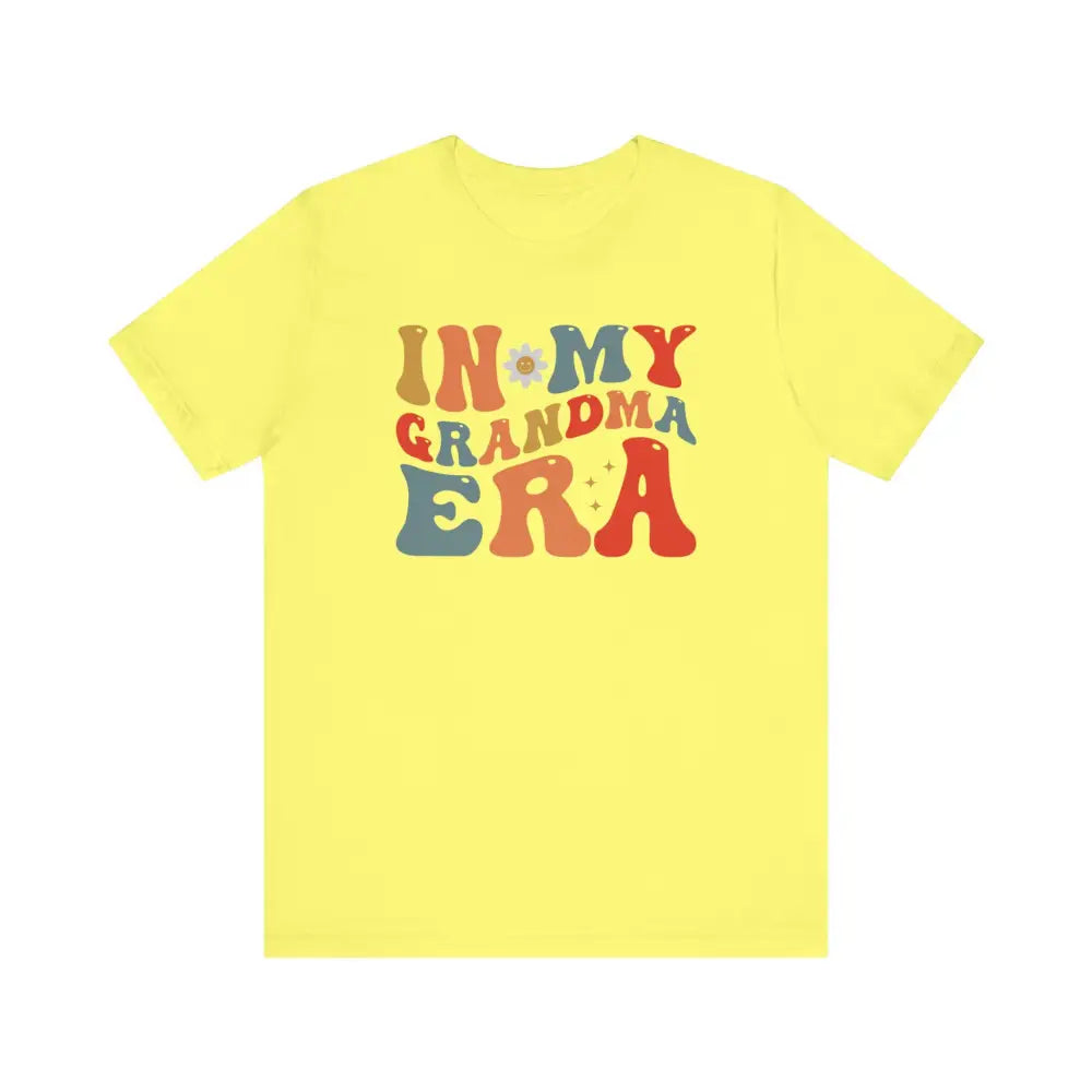 Jersey Short Sleeve In My Grandma Era! - Yellow / S - T-Shirt