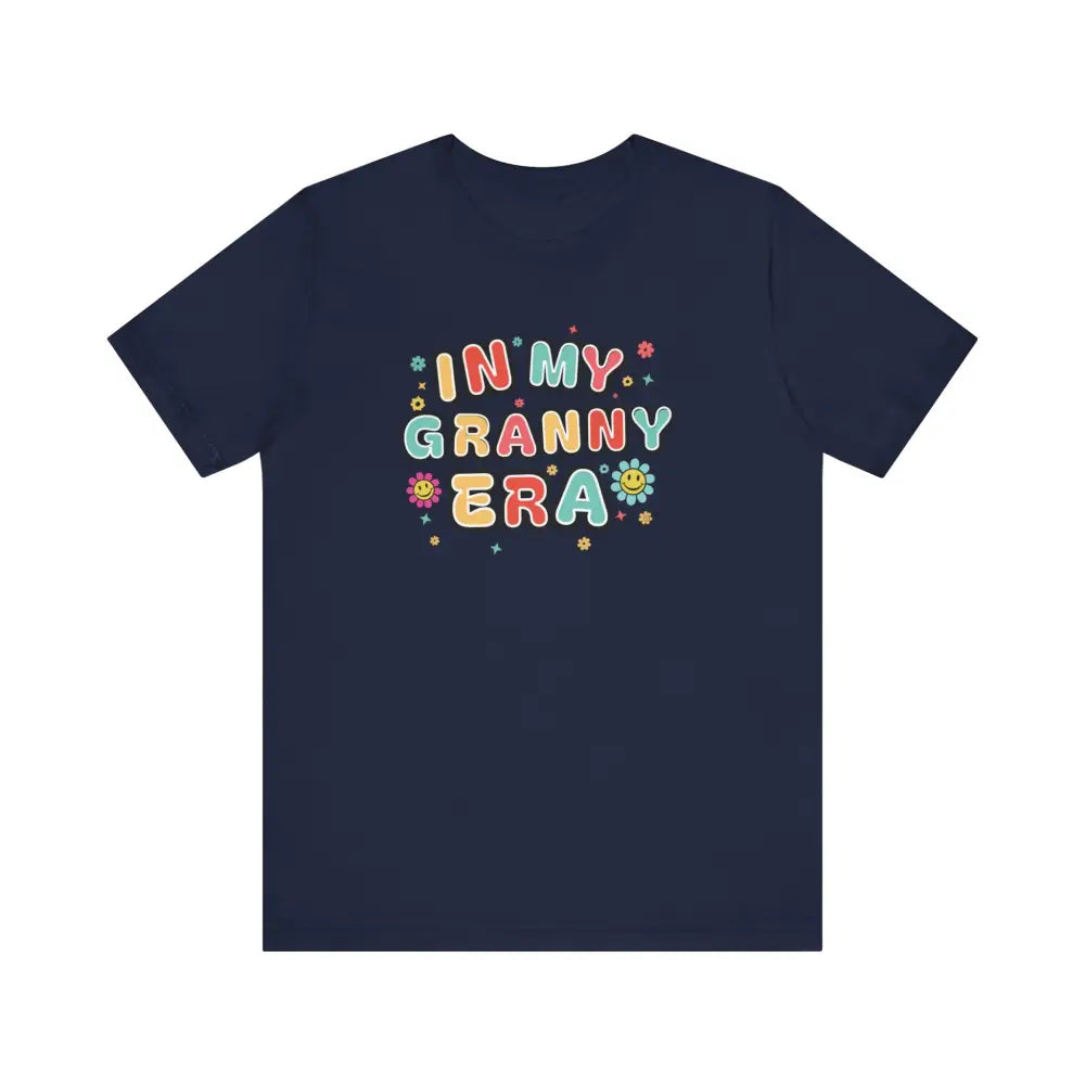 Jersey Short Sleeve In My Granny Era! - Navy / S - T-Shirt