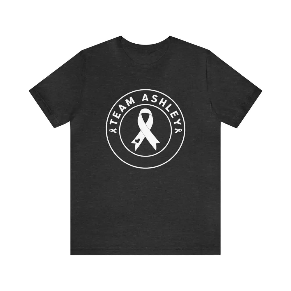 Personalized Short Sleeve Tee - Dark Grey Heather / S T - Shirt