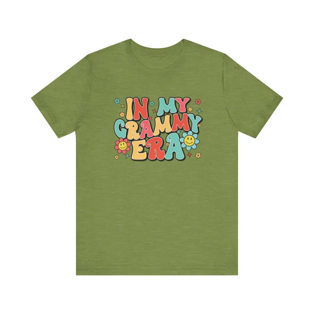 Short Sleeve In My GRAMMY Era! - Heather Green / S - T-Shirt