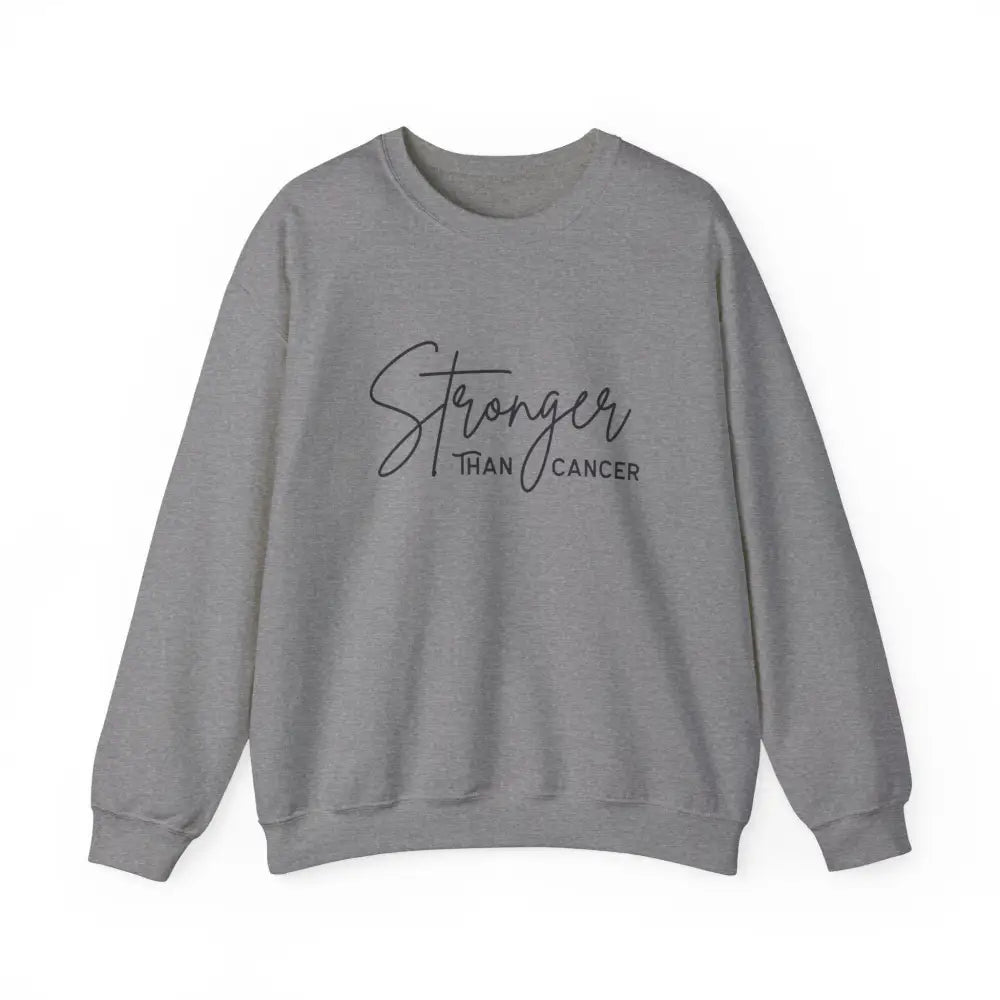 Stronger Than Cancer™ Crewneck Sweatshirt - S / Graphite Heather