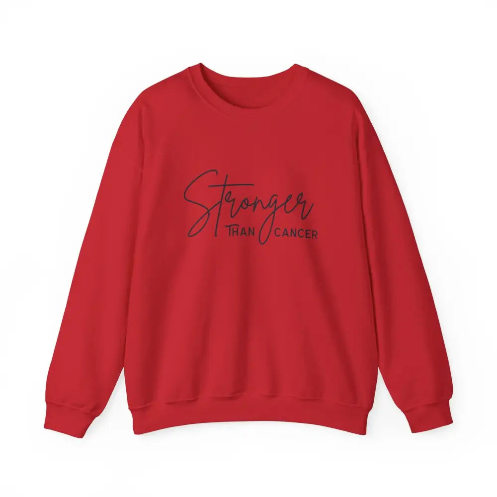 Stronger Than Cancer™ Crewneck Sweatshirt - S / Red