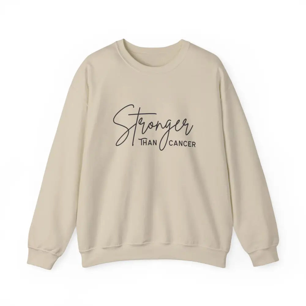 Stronger Than Cancer™ Crewneck Sweatshirt - S / Sand