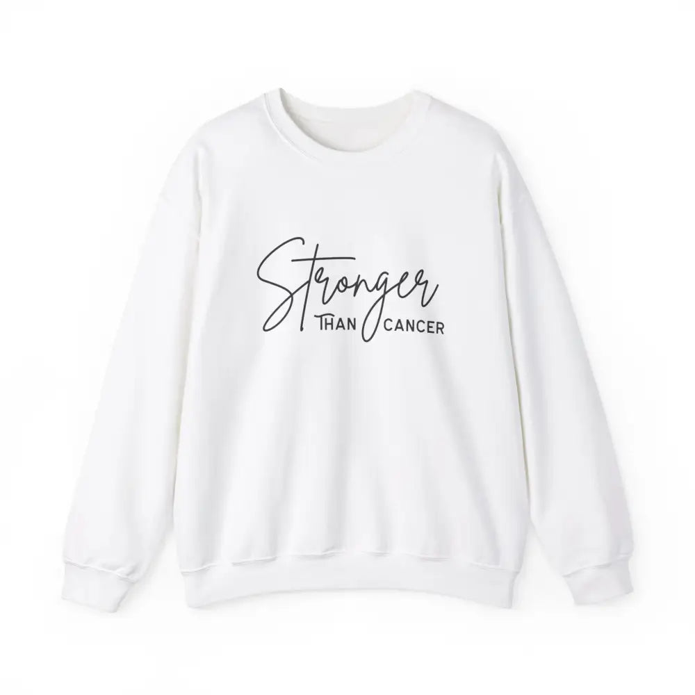 Stronger Than Cancer™ Crewneck Sweatshirt - S / White