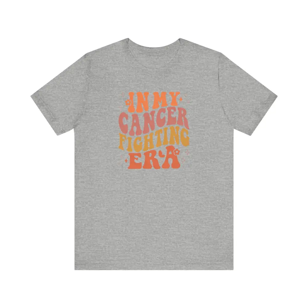 Unisex Jersey Short Sleeve In My Cancer Fighting ERA! - Athletic Heather / S - T-Shirt