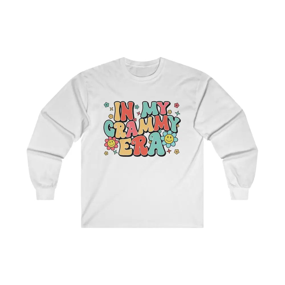 Unisex Ultra Cotton Long Sleeve Tee In My Grammy Era - S / White - Long-sleeve